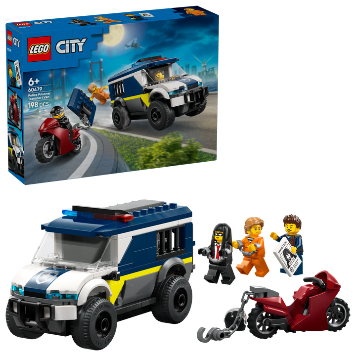 לגו City - רכב משטרתי להובלת אסירים (60479)-2