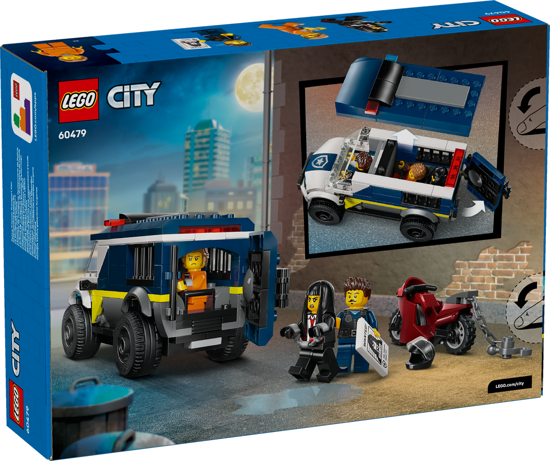 לגו City - רכב משטרתי להובלת אסירים (60479)-2