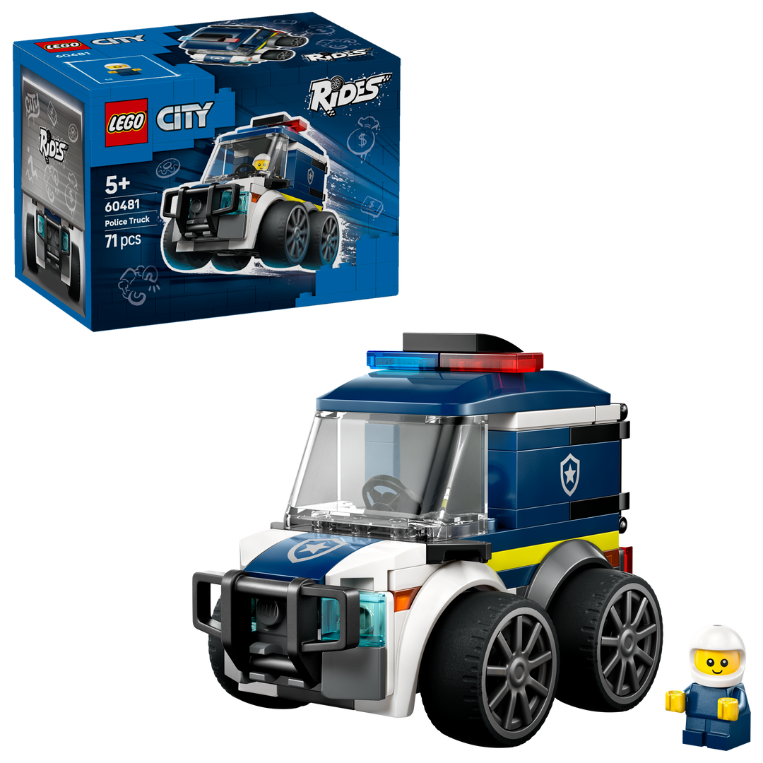 לגו City - בנסיעה – טנדר משטרתי (60481)-2