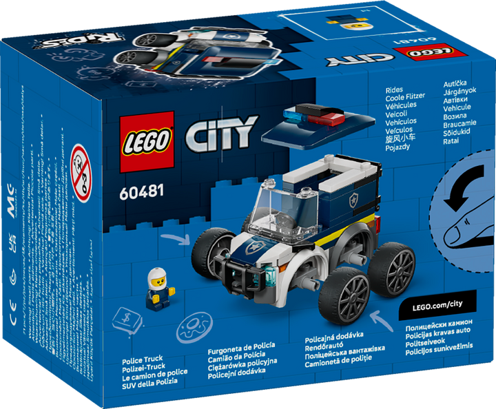 לגו City - בנסיעה – טנדר משטרתי (60481)-10