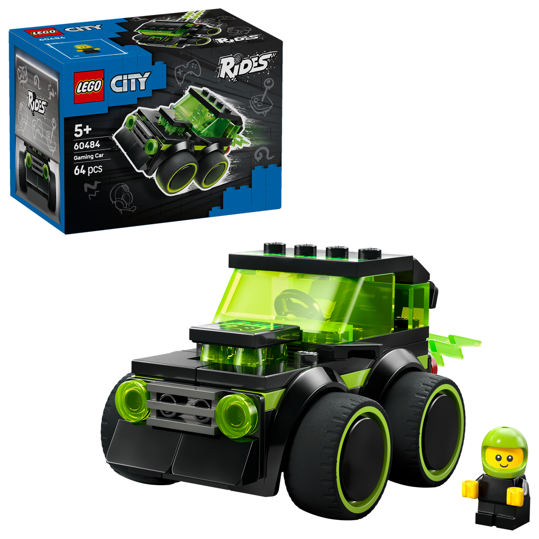 לגו City - בנסיעה – מכונית מרוץ גיימינג (60484)-2