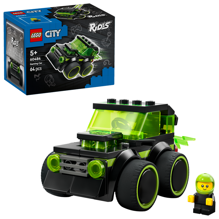 לגו City - בנסיעה – מכונית מרוץ גיימינג (60484)-2