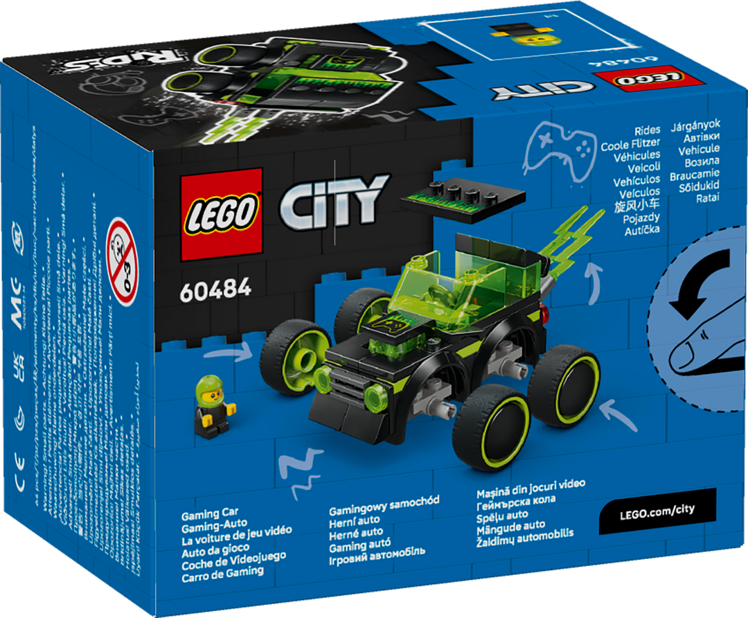 לגו City - בנסיעה – מכונית מרוץ גיימינג (60484)-3