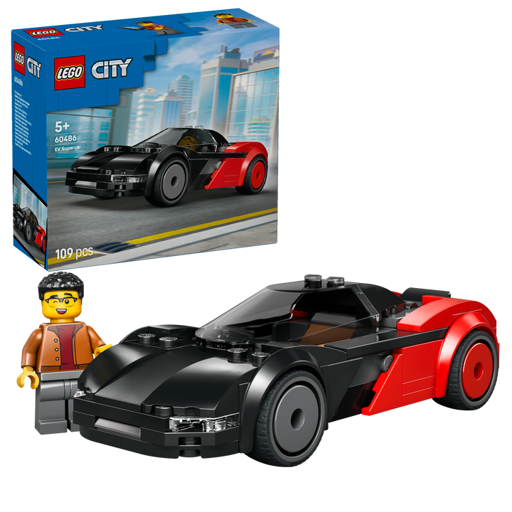 לגו City - מכונית-על חשמלית (EV) (60486)-2
