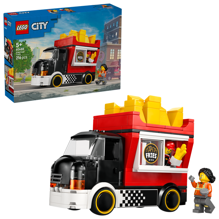 לגו City - משאית מזון - צ‘יפס (60488)-2