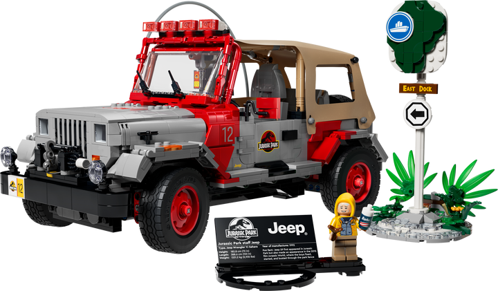 לגו Jurassic World - Jurassic Park Jeep® Wrangler (77984)-1