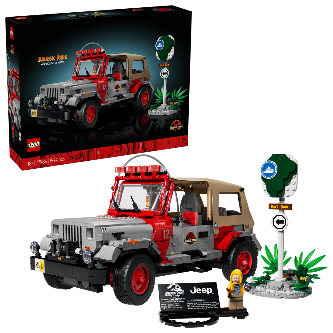 לגו Jurassic World - Jurassic Park Jeep® Wrangler (77984)-1