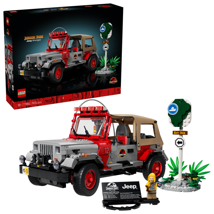 לגו Jurassic World - Jurassic Park Jeep® Wrangler (77984)-2