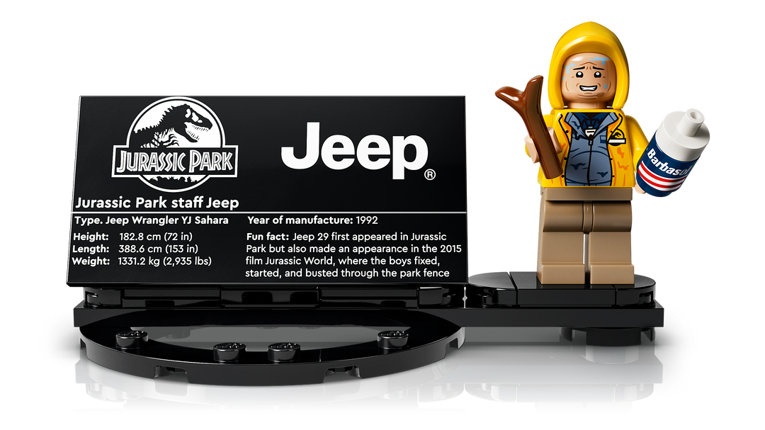לגו Jurassic World - Jurassic Park Jeep® Wrangler (77984)-5