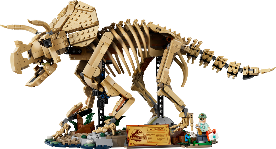 לגו Jurassic World - מאובני דינוזאורים: טריצרטופס (77985)-0