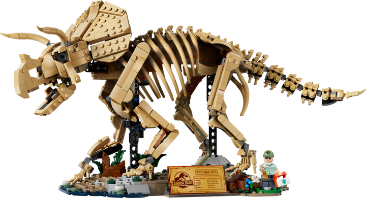 לגו Jurassic World - מאובני דינוזאורים: טריצרטופס (77985)-1