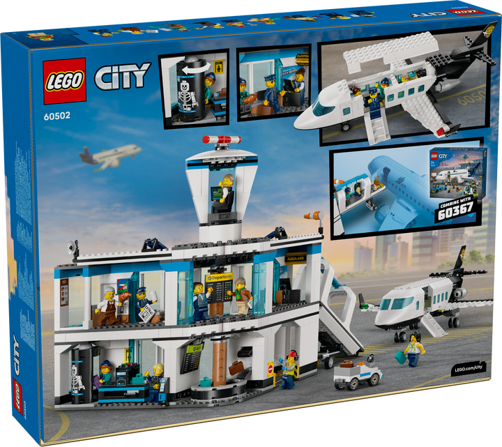 לגו City - שדה תעופה עם מטוס (60502)-2