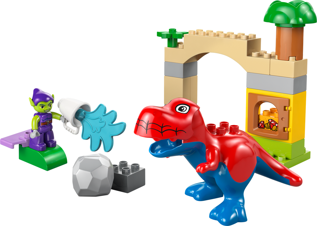 לגו DUPLO® - דינוזאור ספיידי-רקס נגד הגובלין הירוק (10463)-0