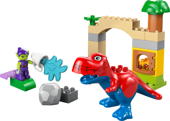לגו DUPLO® - דינוזאור ספיידי-רקס נגד הגובלין הירוק (10463)-1