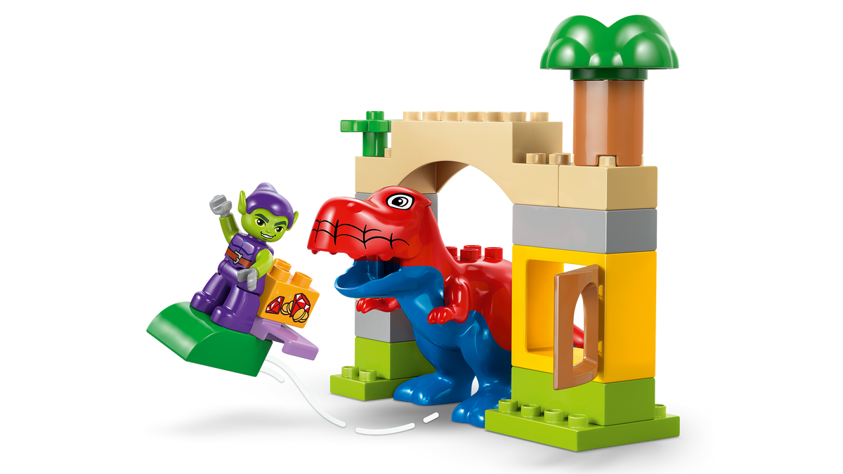 לגו DUPLO® - דינוזאור ספיידי-רקס נגד הגובלין הירוק (10463)-6