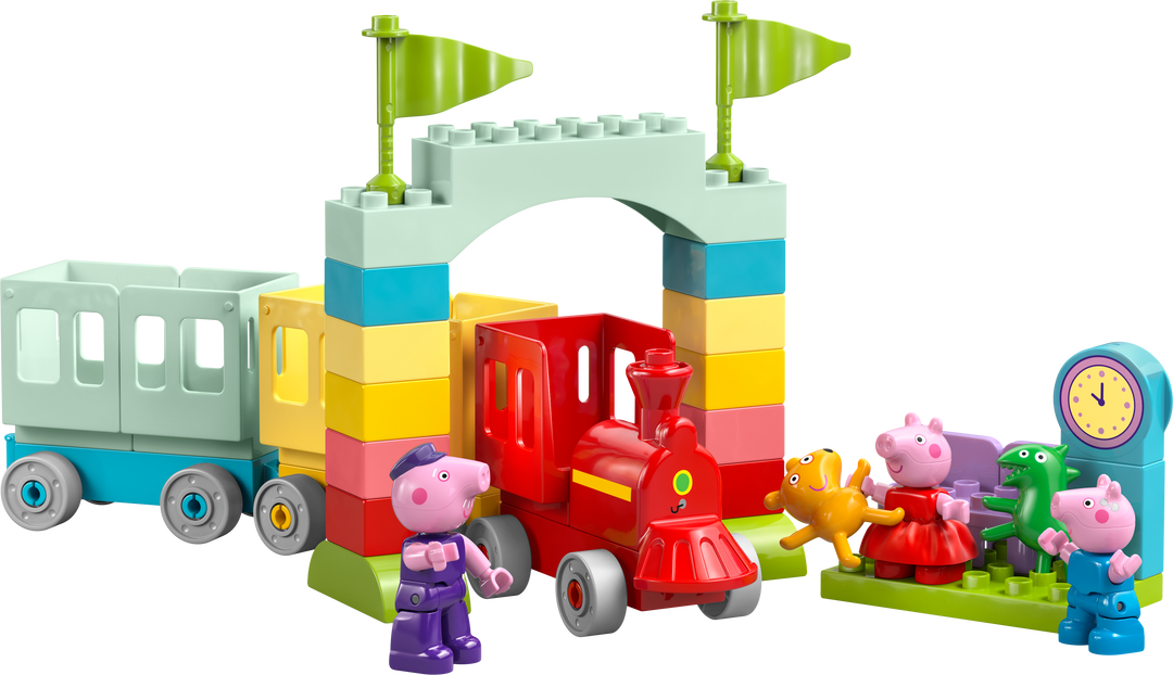 לגו DUPLO® - טיול ברכבת עם סבא חזיר (10466)-0