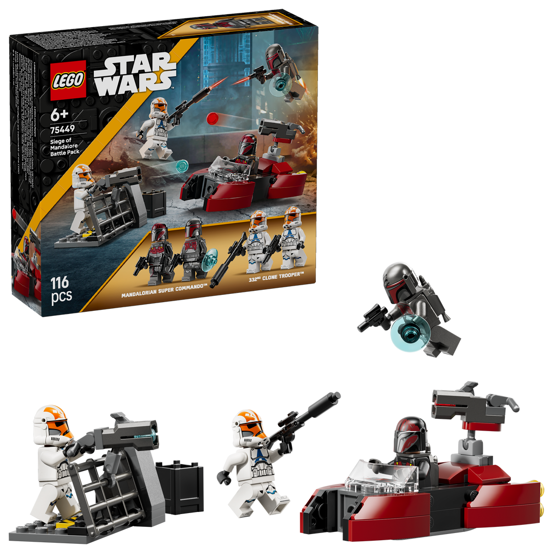 לגו Star Wars™ - מארז קרב המצור על מנדלור (75449)-2