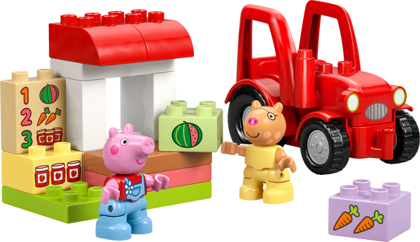 לגו DUPLO® - טרקטור ודוכן בשוק (10468)
