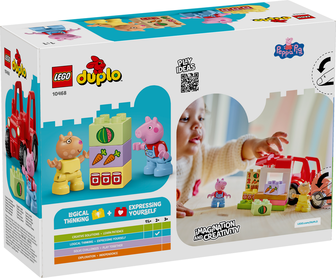 לגו DUPLO® - טרקטור ודוכן בשוק (10468)-2