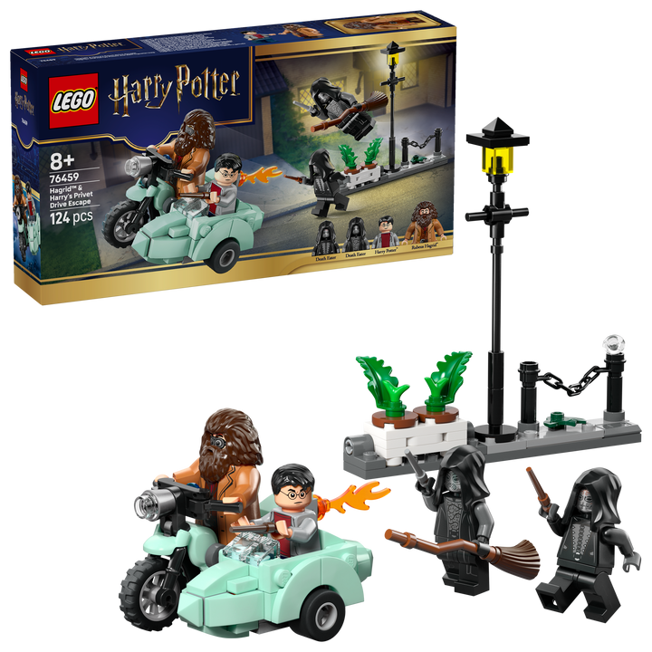 לגו Harry Potter™ - הבריחה של האגְרִיד והארי בדרך פריווט (76459)-2