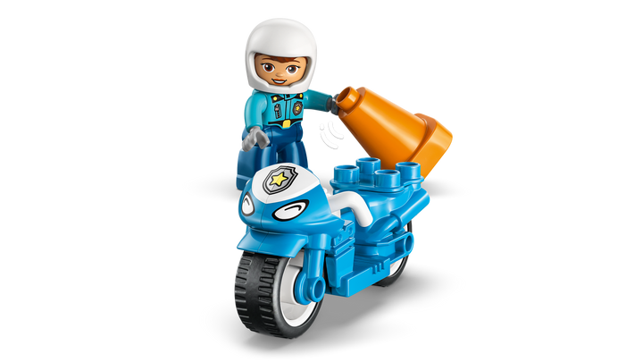 לגו DUPLO® - אופנוע משטרתי כחול (10471)-5