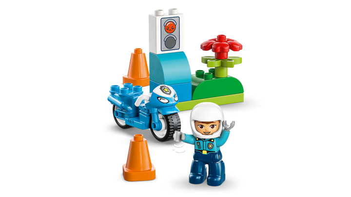 לגו DUPLO® - אופנוע משטרתי כחול (10471)-6