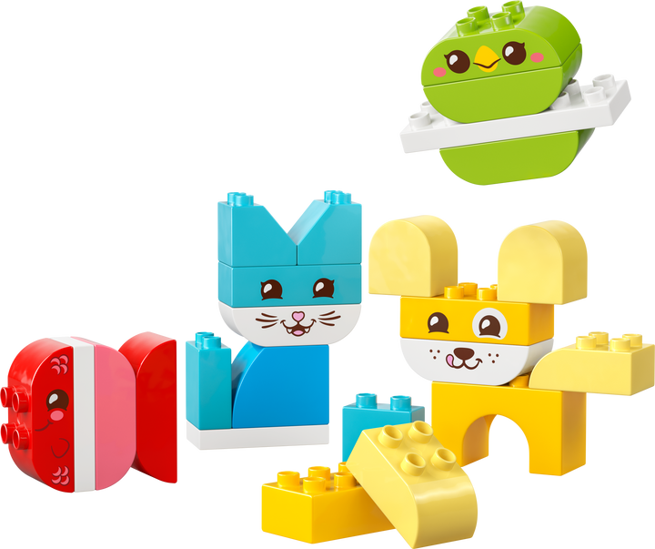 לגו DUPLO® - חיות מחמד חמודות ויצירתיות 3 ב-1 (10477)-1