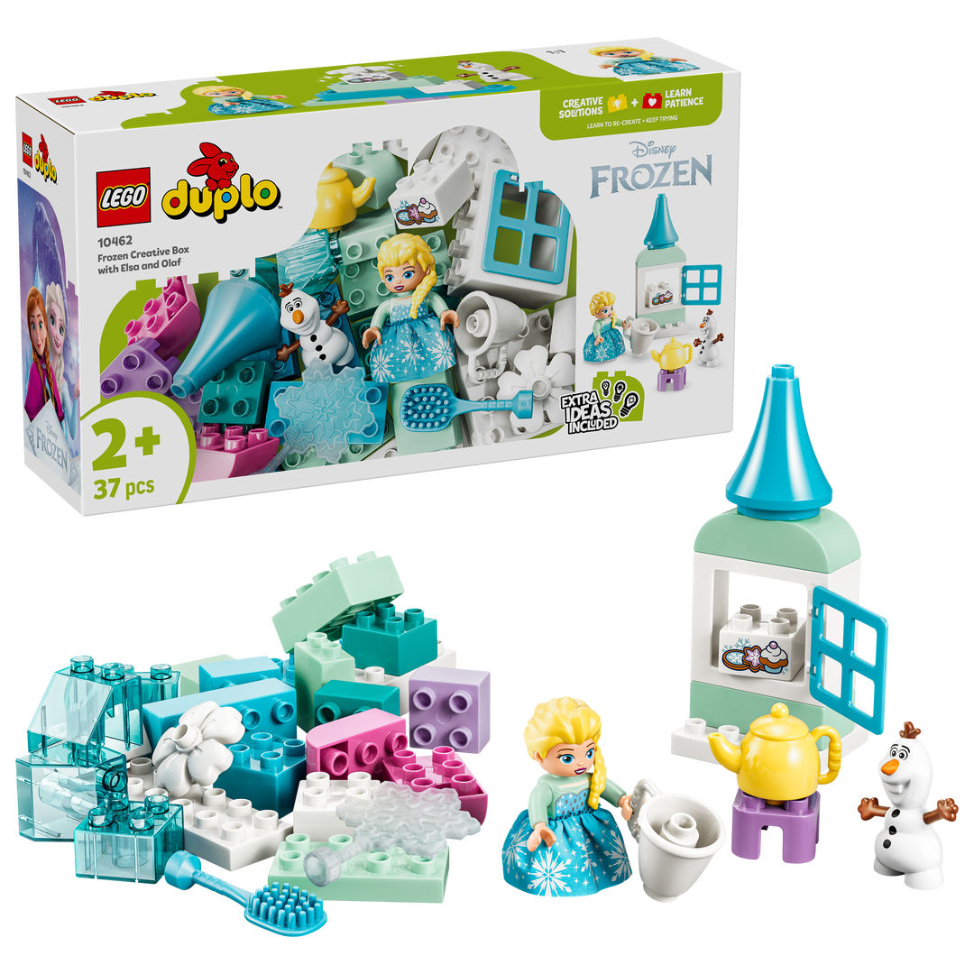 לגו DUPLO® - קופסה יצירתית עם אלזה ואולף מתוך "לשבור את הקרח" (10462)-2