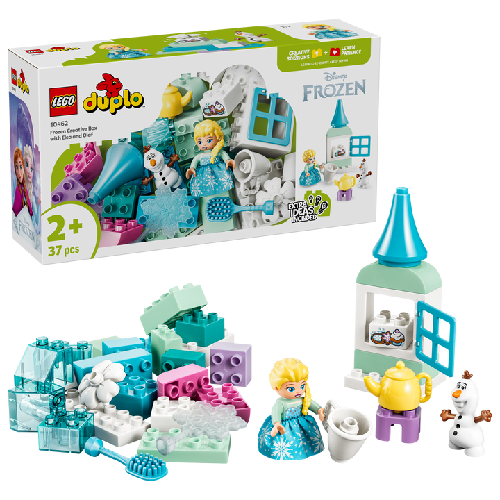 לגו DUPLO® - קופסה יצירתית עם אלזה ואולף מתוך "לשבור את הקרח" (10462)-2