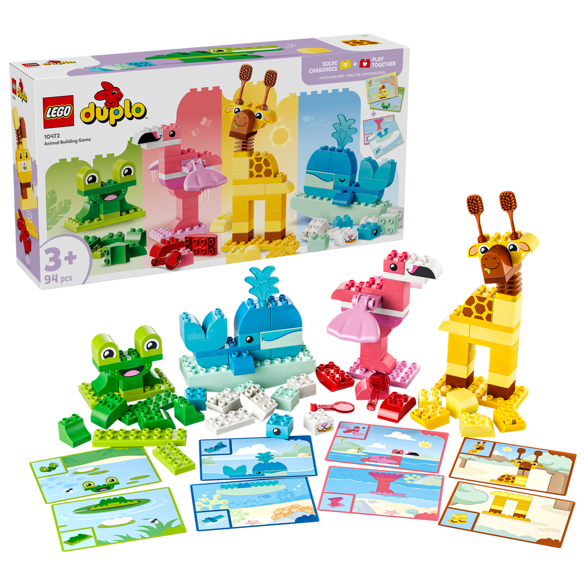 לגו DUPLO® - משחק בנייה של חיות (10472)-2
