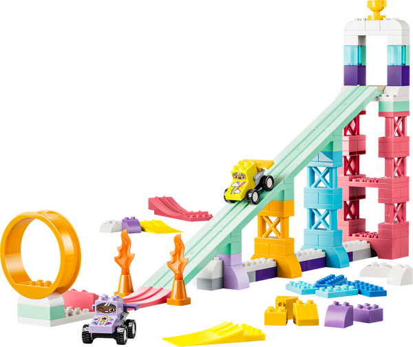 לגו DUPLO® - סט 3 ב-1 רמפות יצירתיות עם רכבים (10478)