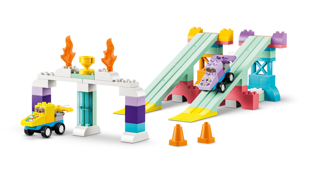 לגו DUPLO® - סט 3 ב-1 רמפות יצירתיות עם רכבים (10478)-6