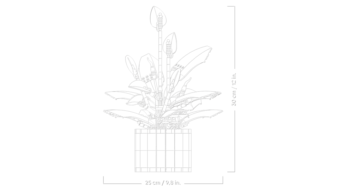 לגו Botanicals - שושן השלום (ספטיפיליו) (11504)-3