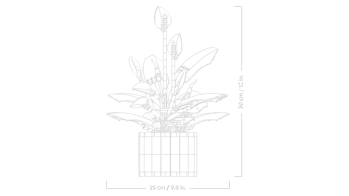 לגו Botanicals - שושן השלום (ספטיפיליו) (11504)-4