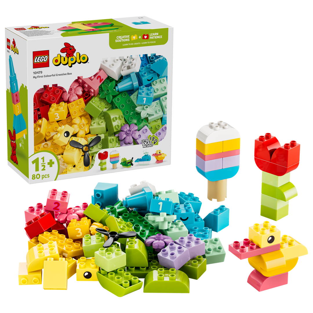 לגו DUPLO® - קופסת לבנים צבעוניות יצירתית (10479)-1