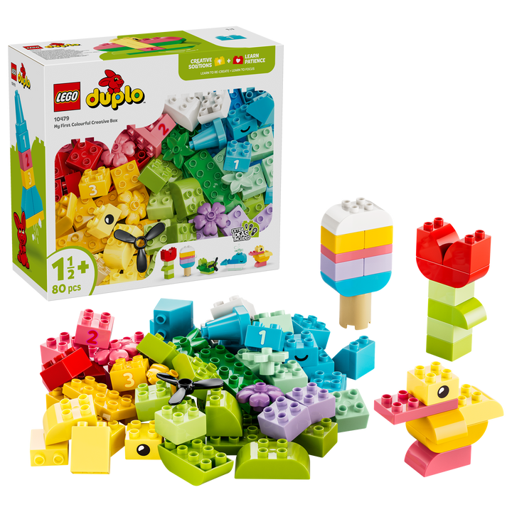 לגו DUPLO® - קופסת לבנים צבעוניות יצירתית (10479)-2