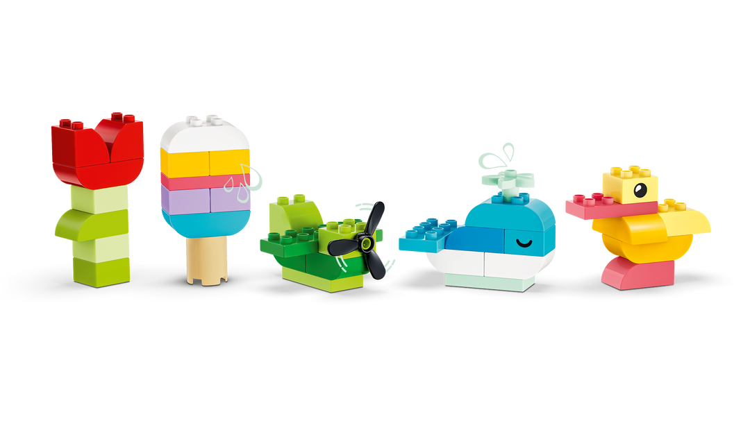 לגו DUPLO® - קופסת לבנים צבעוניות יצירתית (10479)-3