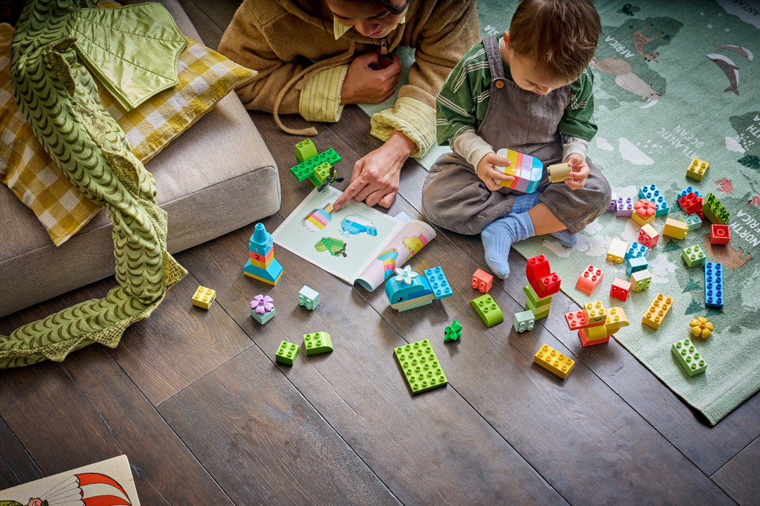 לגו DUPLO® - קופסת לבנים צבעוניות יצירתית (10479)-8