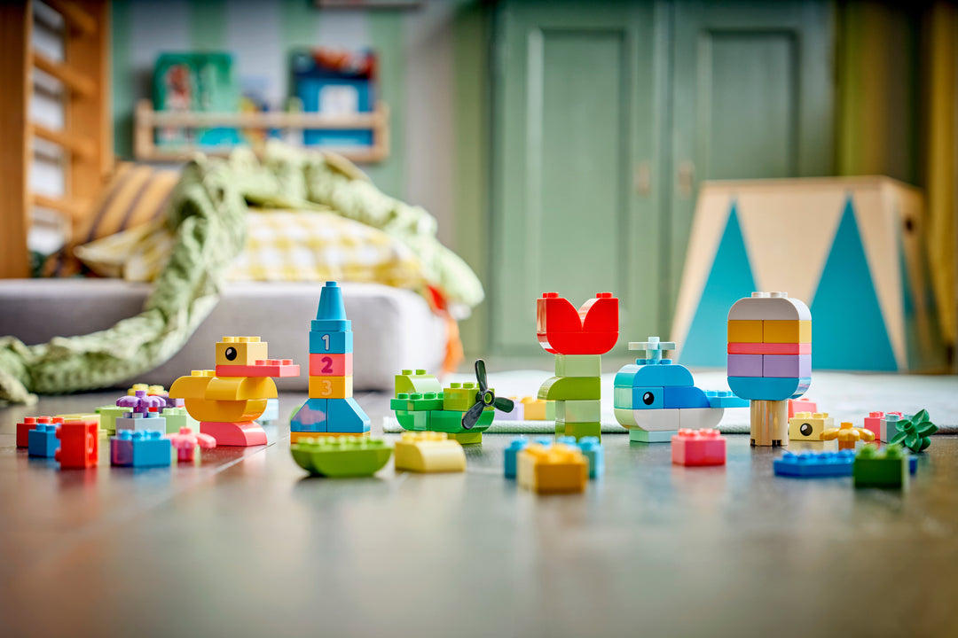 לגו DUPLO® - קופסת לבנים צבעוניות יצירתית (10479)-10