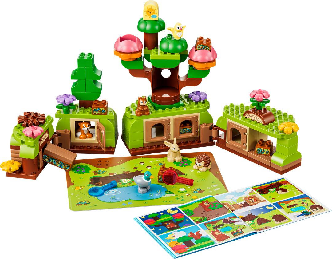 לגו DUPLO® - יער גילויים עם חיות בר (10480)