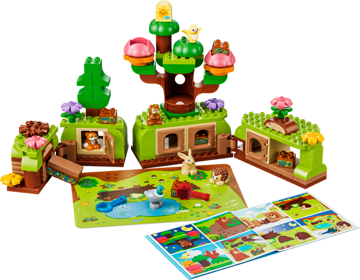 לגו DUPLO® - יער גילויים עם חיות בר (10480)-1