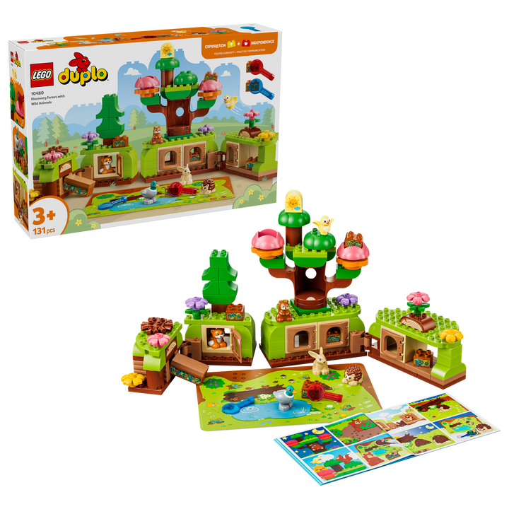 לגו DUPLO® - יער גילויים עם חיות בר (10480)-2