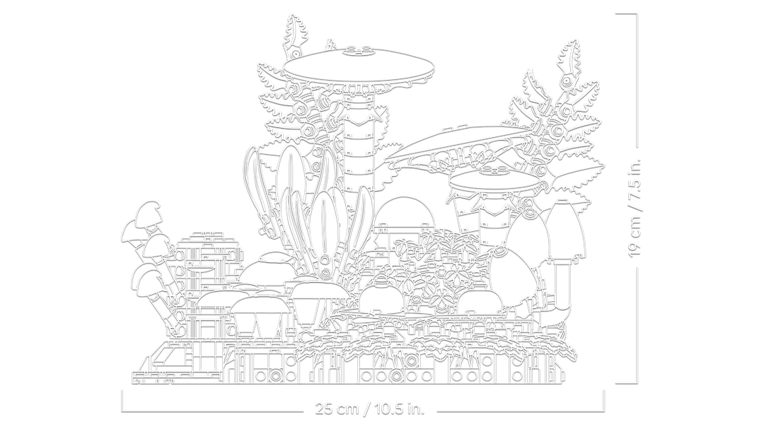 לגו Botanicals - פטריות יער (11505)-7