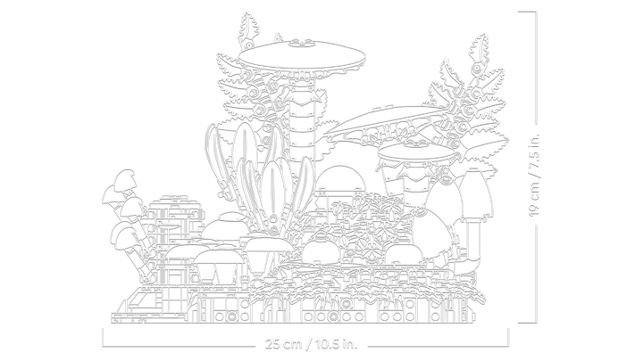 לגו Botanicals - פטריות יער (11505)-8