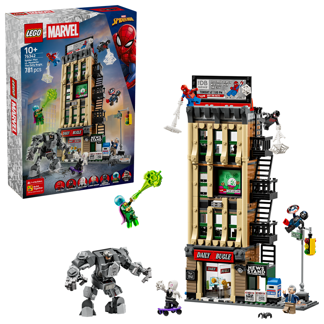 לגו | Marvel - ספיידרמן נגד מיסטריו: עיתון הדיילי ביוגל (76342)-1