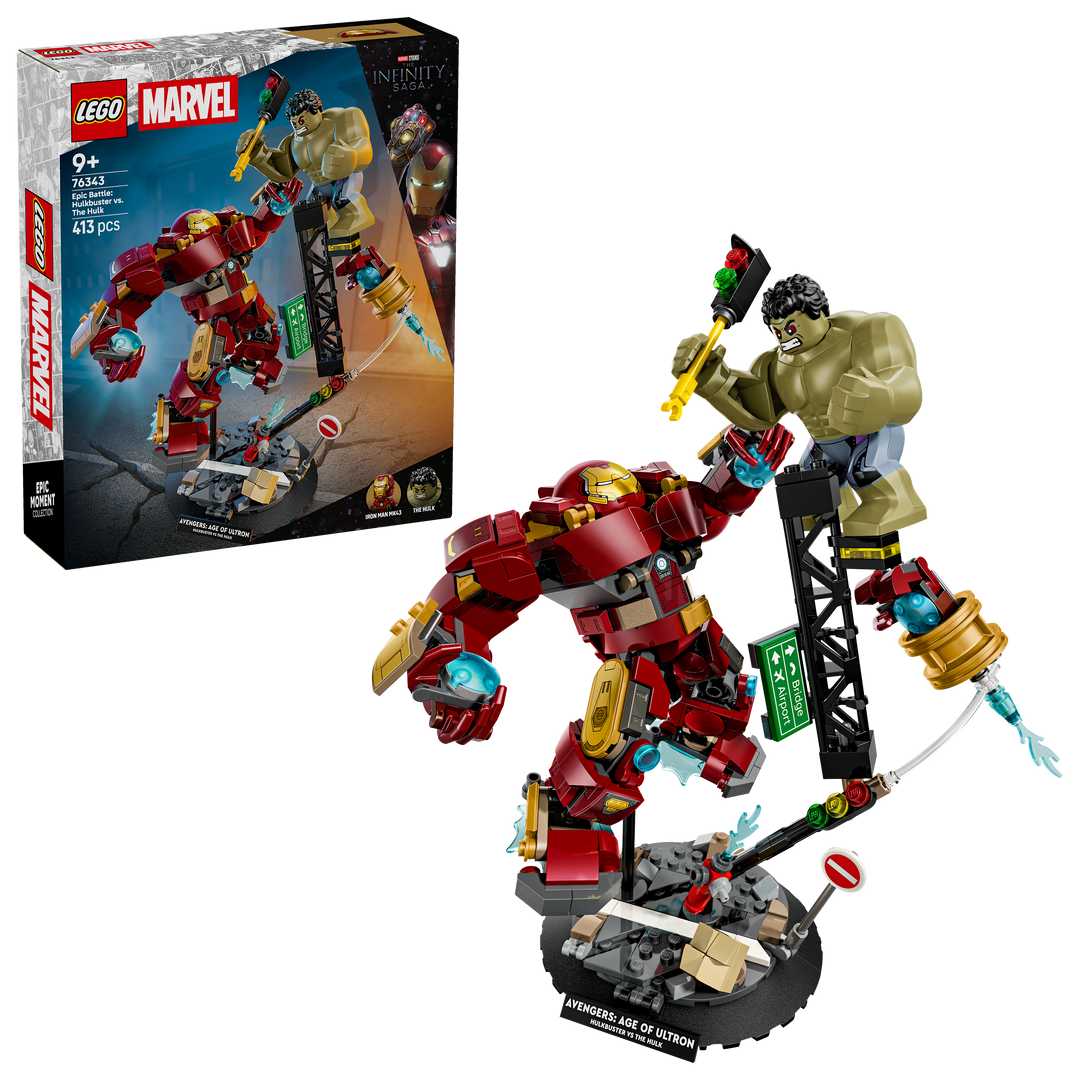 לגו | Marvel - קרב אֶפִּי: האלקבאסטר נגד הענק הירוק (76343)-2