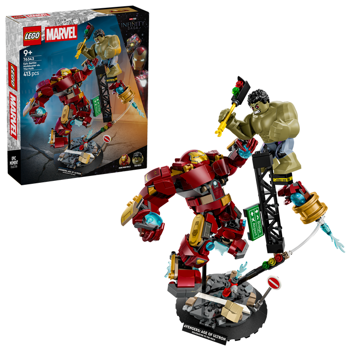 לגו | Marvel - קרב אֶפִּי: האלקבאסטר נגד הענק הירוק (76343)-2