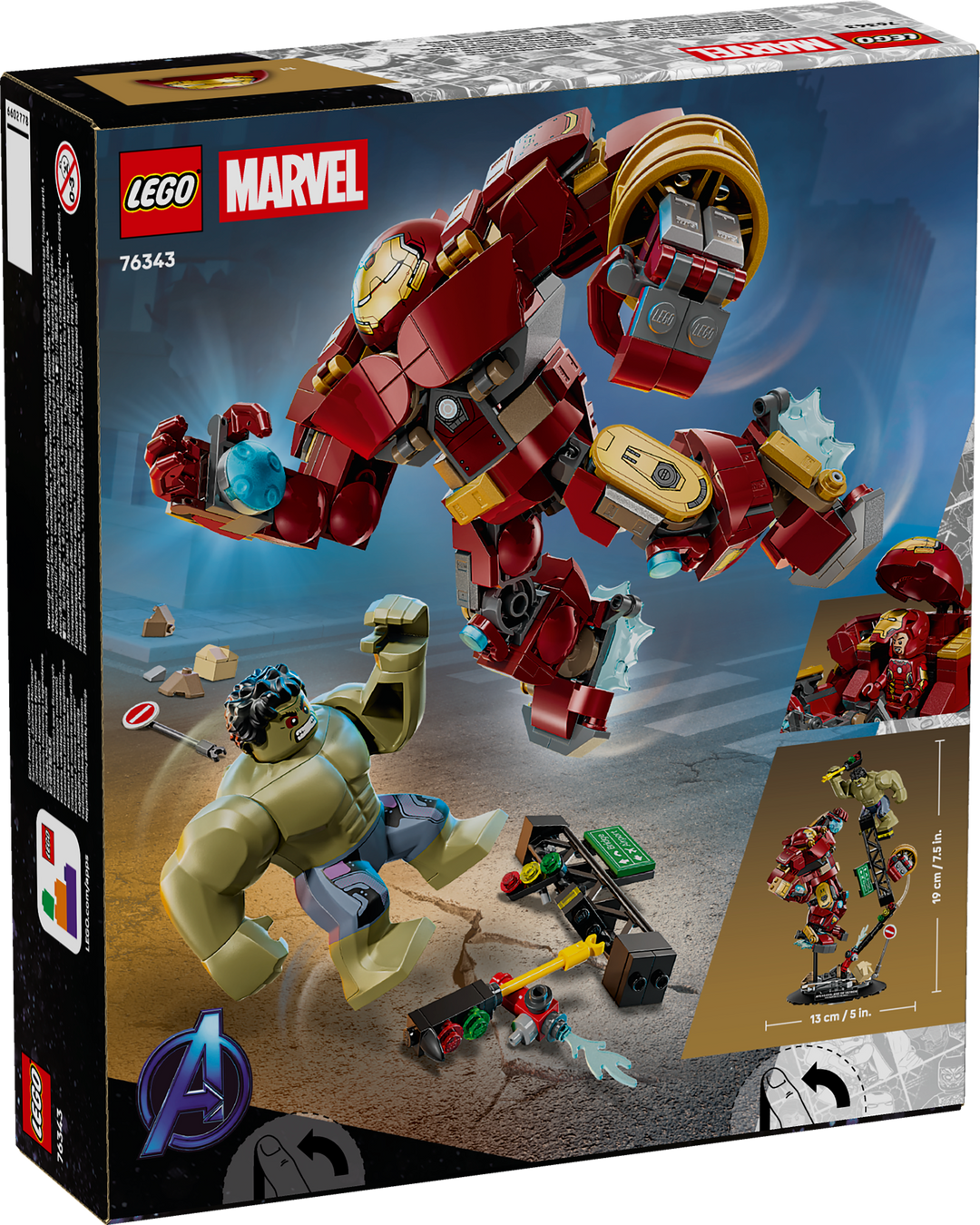 לגו | Marvel - קרב אֶפִּי: האלקבאסטר נגד הענק הירוק (76343)-3