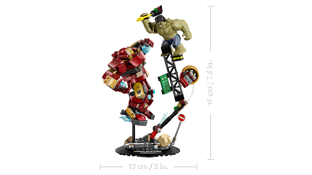 לגו | Marvel - קרב אֶפִּי: האלקבאסטר נגד הענק הירוק (76343)-4