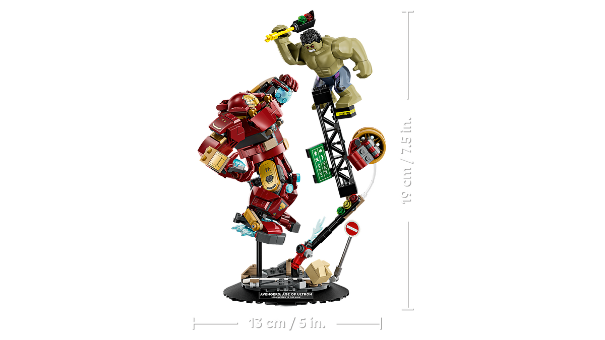 לגו | Marvel - קרב אֶפִּי: האלקבאסטר נגד הענק הירוק (76343)-4